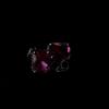 Mozambique Natural Earring Pair CERTIFIED Emerald Pink Ruby Gift For Birthday MY.ER-11-NS