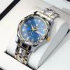 POEDAGAR Men's Stainless Steel Business Date Waterproof Luminous Quartz Watch,  Suitable For Work Occasion