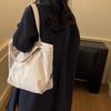Commuter Shoulder Bag Handbag Women's Solid Color Tote Bag