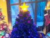 Mini Fiber Optic Tabletop Christmas Tree with Gold Star Topper YUETJIN 60 Cm High Green Tree