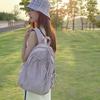 Student Schoolbag Women's Solid Color Computer Travel Backpack Large Capacity Backpack