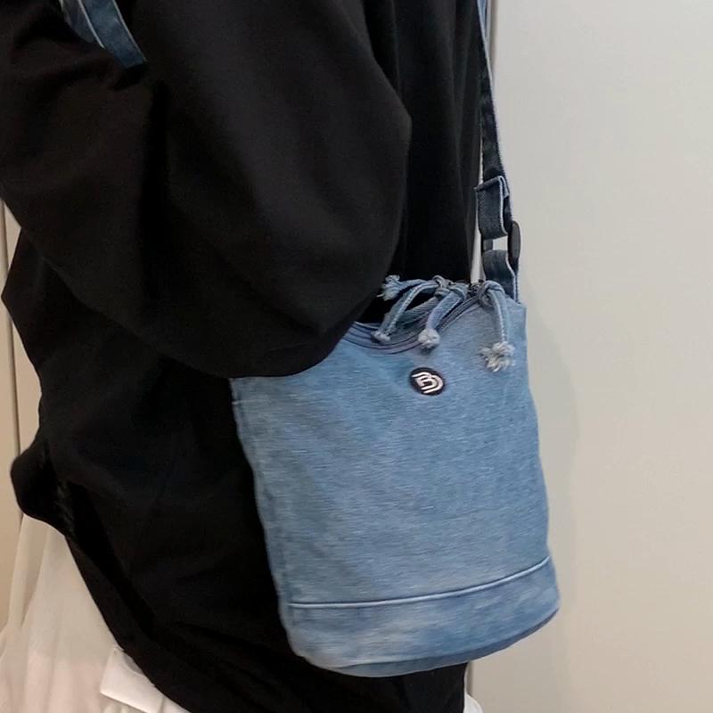 Denim Bag Student Shoulder Bag Women's Crossbody Bag Mobile Phone Bag