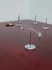 The Fisherman Balancing Sculpture Polished Stainless Steel Fisherman Balancing Handicraft Ornament Desktop Craft Decoration