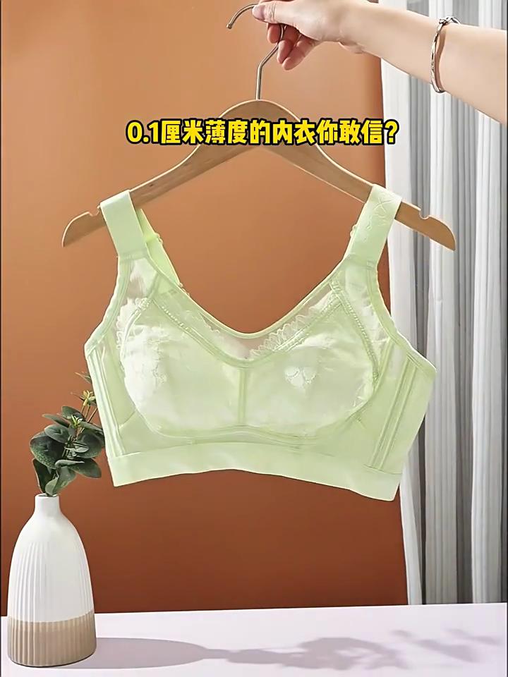 BH in großer Größe Dünn Atmungsaktiv Große Cupgröße Ohne Schwamm Unterwäsche Große Brust Klein Ohne Bügel-BH