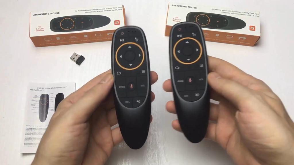 G10S hlasové dálkové ovládání 2,4G bezdrátový gyroskop Smart Air Mouse bezdrátové dálkové ovládání pro Android TV Box PC