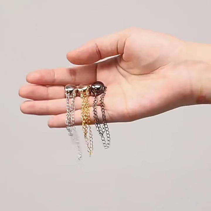 1PC Squisita Spilla a Catena Fibbia Clip Magnetiche per Abbigliamento Senza Chiodi Vestiti Sciarpa Gambe dei Pantaloni Polsino Bottoni Fibbia Fornitura per Cucito