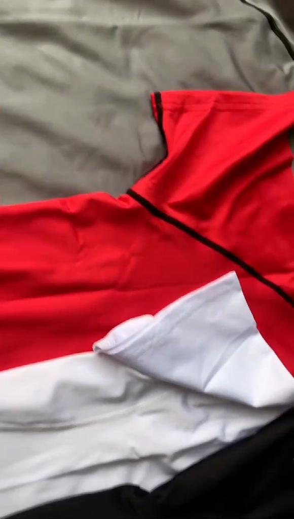 Graphic Compression Running Shirts Men Gym Workout Running T-shirt Summer Athletic Quick Dry Tees Tops Short Sleeve Rash Guard