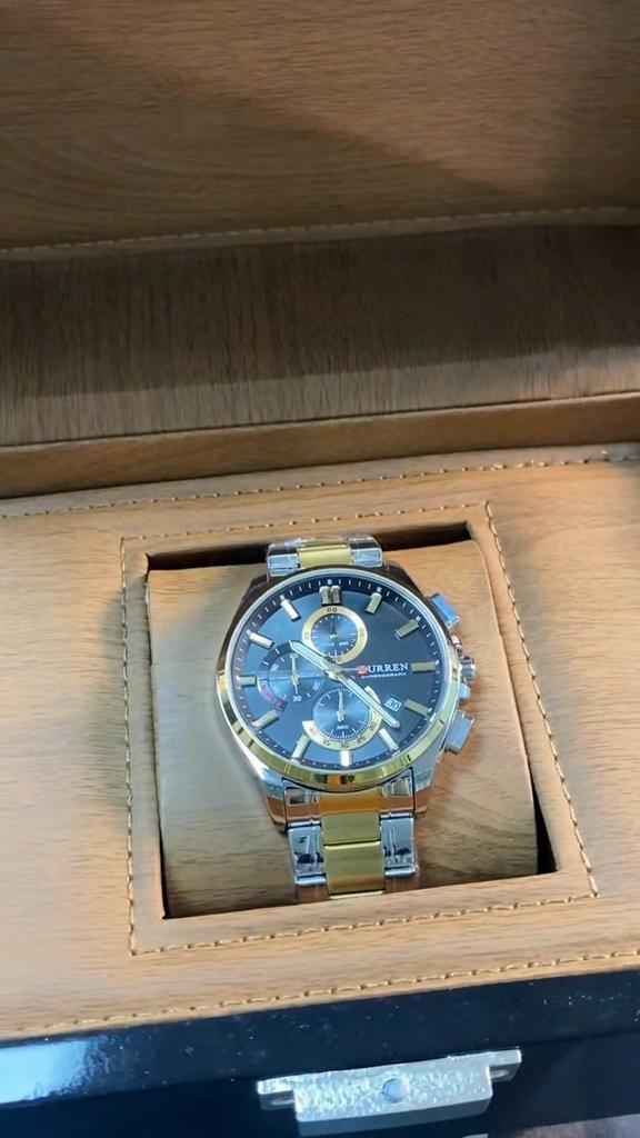Analog Watch for Men Business Fashion Luxury Quartz Watches Waterproof Chronography Stainless Steel Mens Watch Reloj Hombre